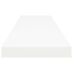 Étagères murales flottantes 4 pcs blanc 120x23,5x3,8 cm MDF – Image 4
