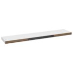 Étagères murales flottantes 4 pcs blanc 120x23,5x3,8 cm MDF – Image 6