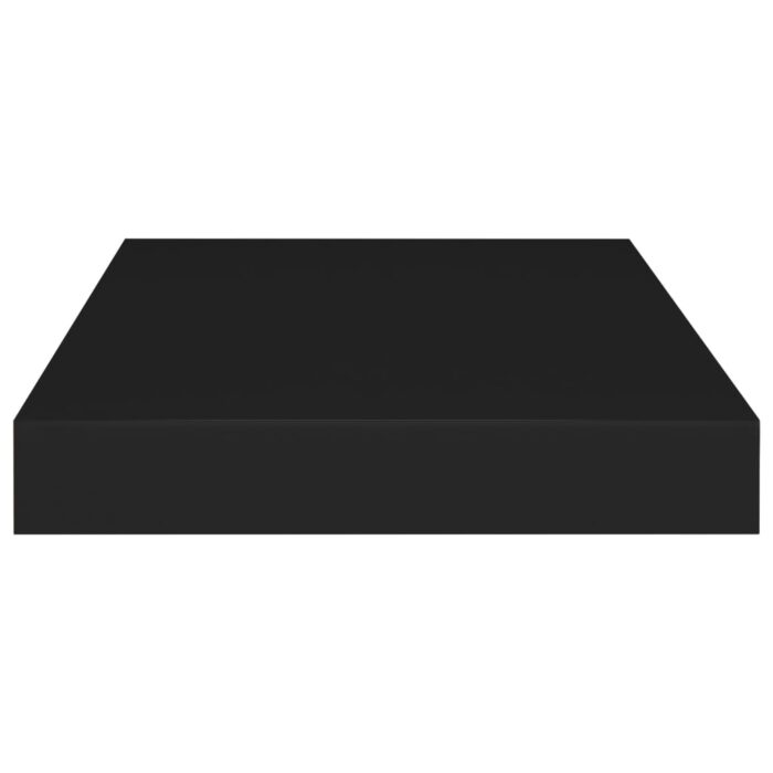 Étagères murales flottantes 2 pcs noir 40x23x3,8 cm MDF – Image 4
