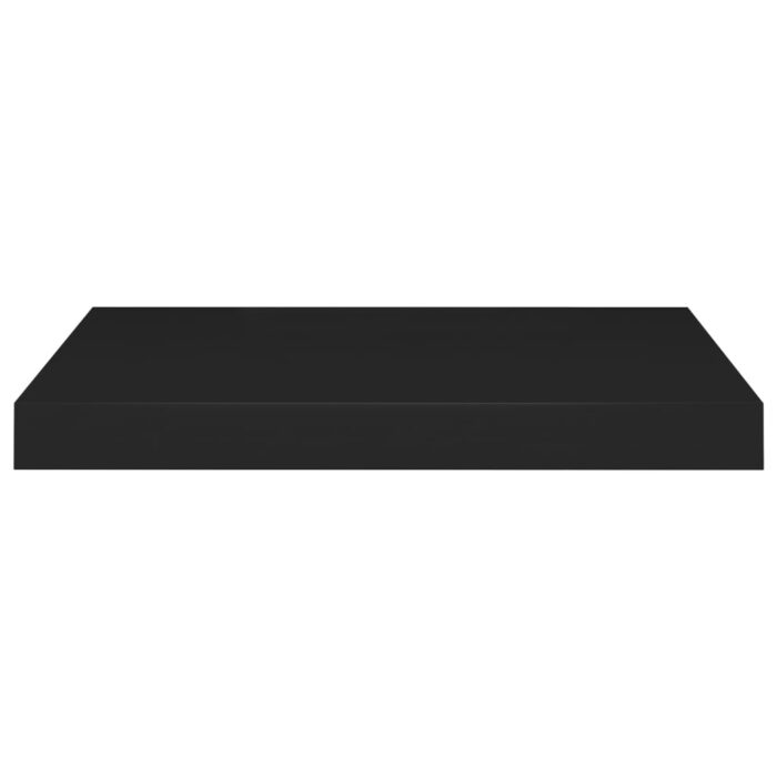Étagères murales flottantes 2 pcs noir 50x23x3,8 cm MDF – Image 3