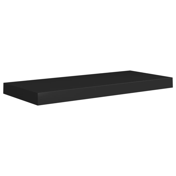 Étagères murales flottantes 4 pcs noir 60x23,5x3,8 cm MDF – Image 2