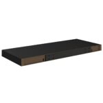 Étagères murales flottantes 4 pcs noir 60x23,5x3,8 cm MDF – Image 6