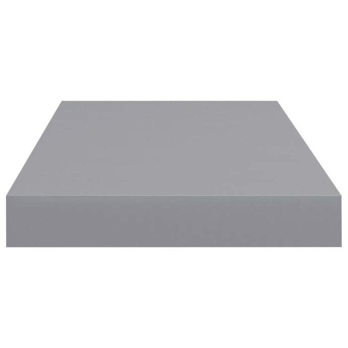 Étagère murale flottante gris 50x23x3,8 cm MDF – Image 3