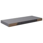 Étagère murale flottante gris 60x23,5x3,8 cm MDF – Image 5