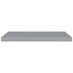 Étagères murales flottantes 4 pcs gris 80x23,5x3,8 cm MDF – Image 3