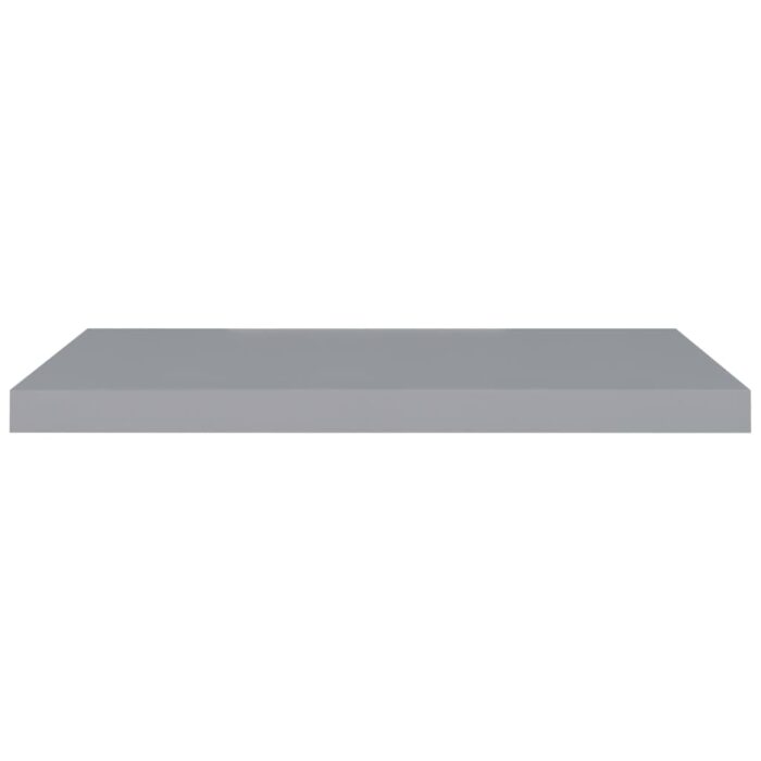 Étagères murales flottantes 4 pcs gris 80x23,5x3,8 cm MDF – Image 3