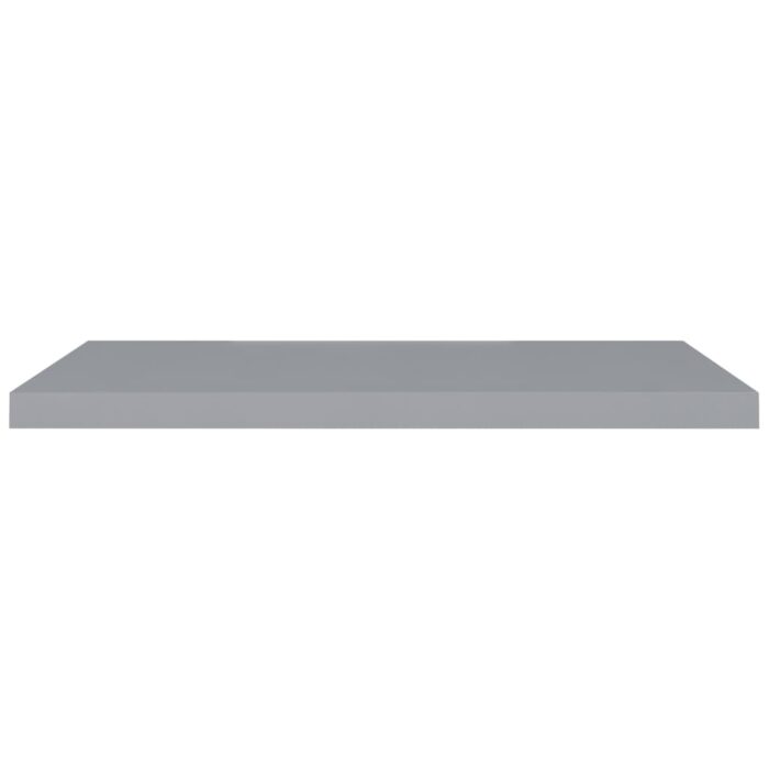 Étagère murale flottante gris 90x23,5x3,8 cm MDF – Image 2