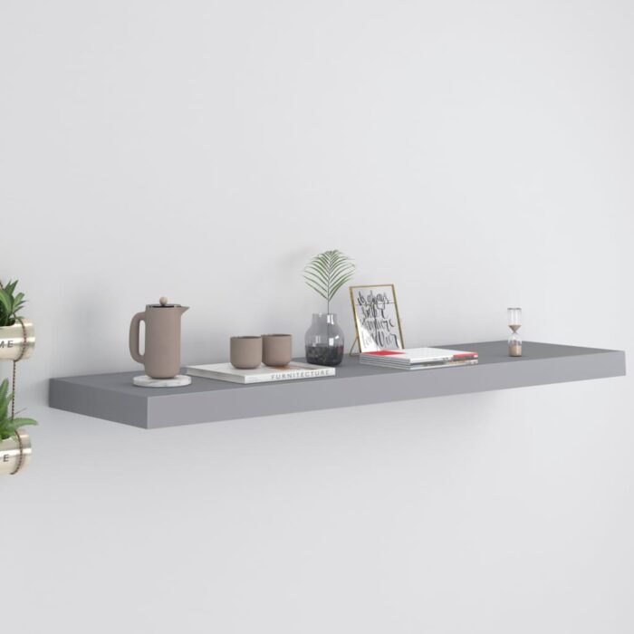 VXL8720286074909_m_en_hd_1.jpg Étagère murale flottante gris 90x23,5x3,8 cm MDF – Image 1
