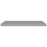 Étagères murales flottantes 4 pcs gris 90x23,5x3,8 cm MDF – Image 3