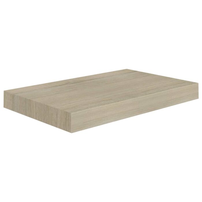 Étagères murales flottantes 2 pcs chêne 40x23x3,8 cm MDF – Image 2