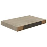 Étagères murales flottantes 2 pcs chêne 40x23x3,8 cm MDF – Image 6