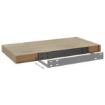 Étagères murales flottantes 2 pcs chêne 50x23x3,8 cm MDF – Image 6