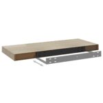 Étagères murales flottantes 4 pcs chêne 60x23,5x3,8 cm MDF – Image 5