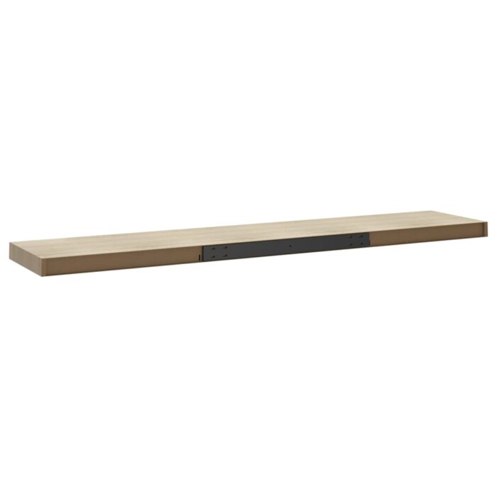 Étagère flottante murale chêne 120x23,5x3,8 cm MDF – Image 5