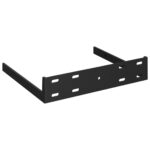 Étagères d'angle flottantes 2pcs noir brillant 35x35x3,8 cm MDF – Image 6