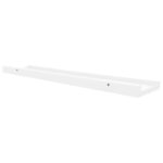 Étagères à rebord pour cadre photo 2 pcs Blanc 60x9x3 cm MDF – Image 4