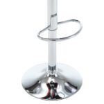 Tabourets de bar lot de 2 noir similicuir – Image 6