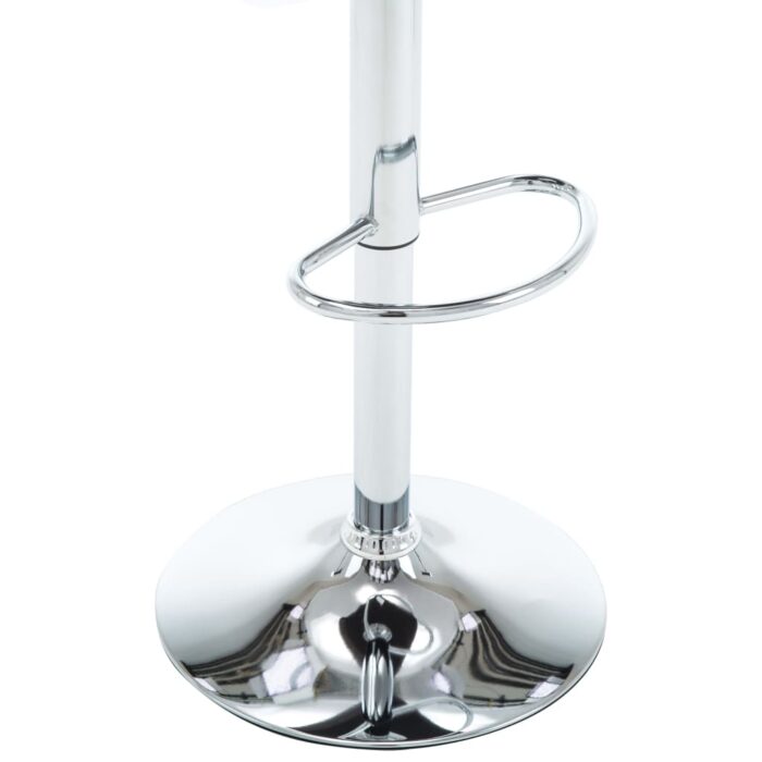 Tabourets de bar lot de 2 marron similicuir – Image 6