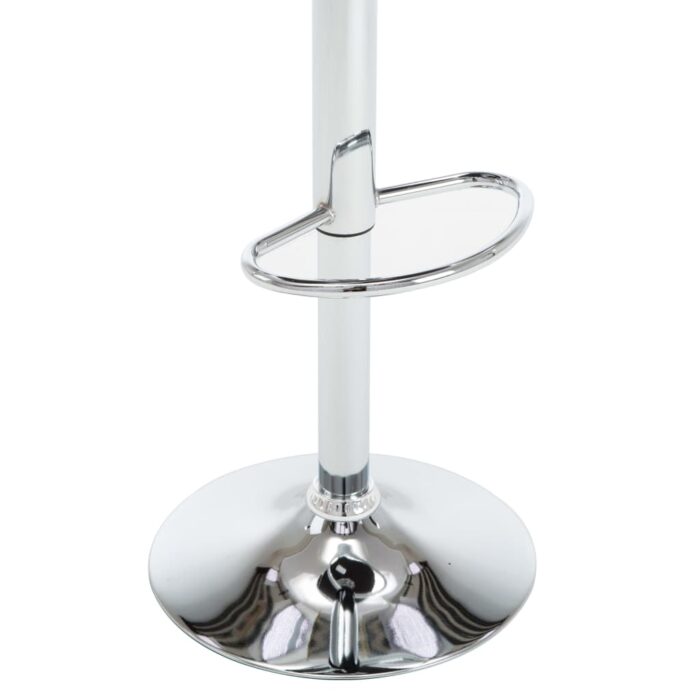 Tabourets de bar 2 pcs noir similicuir – Image 6