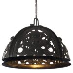 Plafonnier industriel en forme de roue dentée 45 cm E27
