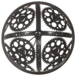 Plafonnier industriel en forme de roue dentée 45 cm E27 – Image 3