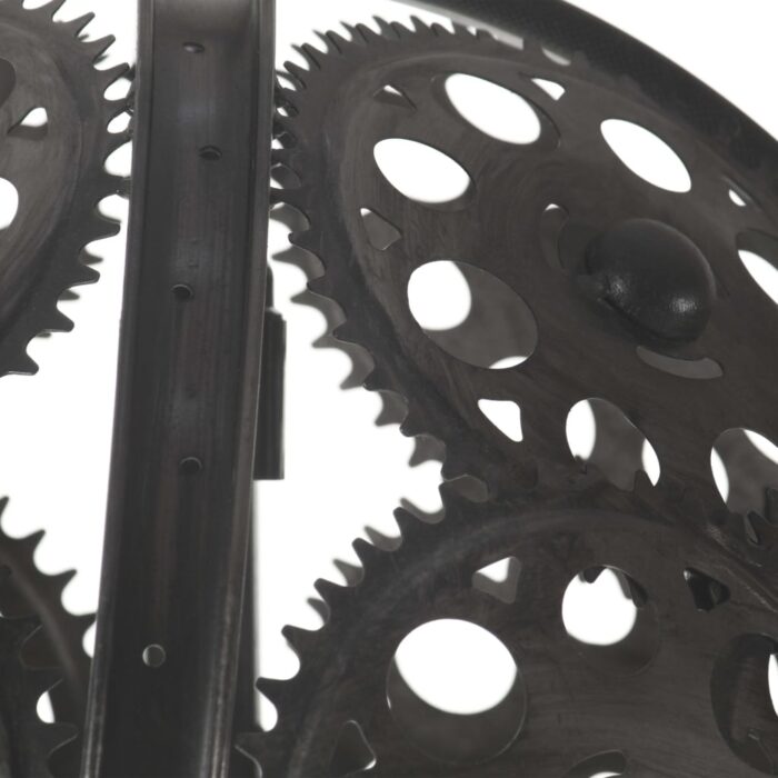 Plafonnier industriel en forme de roue dentée 45 cm E27 – Image 5
