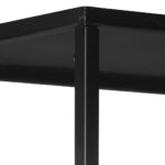 Bibliothèque 80x35x180 cm Bois de manguier brut et fer – Image 5