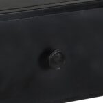 Bibliothèque 60x35x180 cm Bois de manguier brut et fer – Image 4