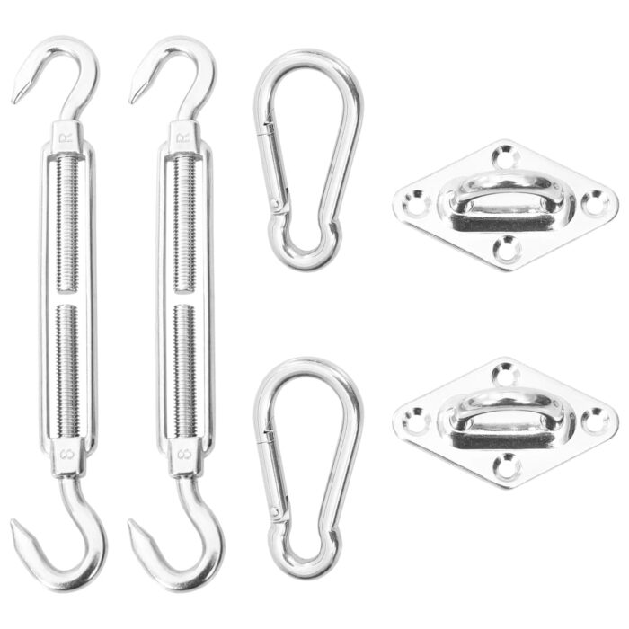VXL8720286082911_a_en_hd_1.jpg Kit de montage de voile d'ombrage 6 pcs Acier inoxydable – Image 1