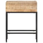 Table d'appoint 40x30x50 cm Bois massif de manguier brut – Image 2