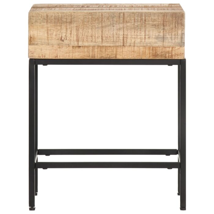 Table d'appoint 40x30x50 cm Bois massif de manguier brut – Image 2