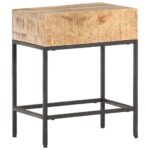 Table d'appoint 40x30x50 cm Bois massif de manguier brut – Image 6