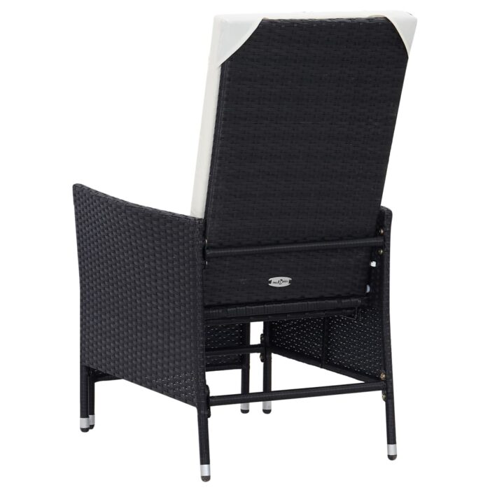 VXL8720286083222_g_en_hd_5.jpg Chaise inclinable de jardin avec coussins Résine tressée Noir – Image 5