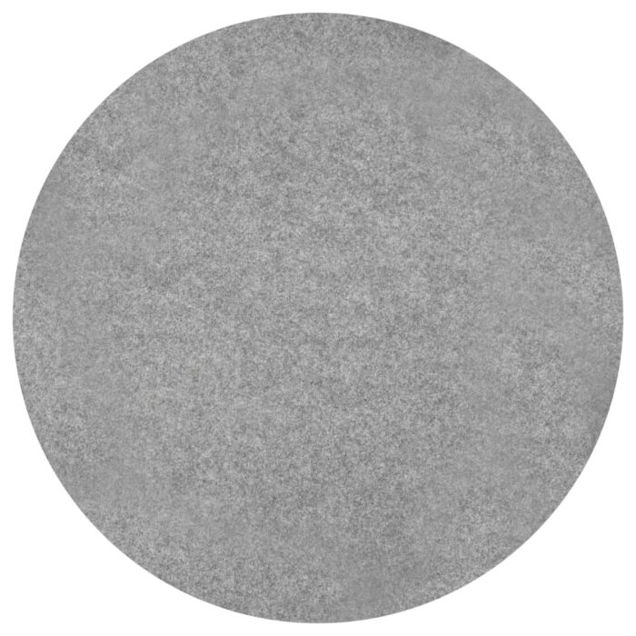 Gazon artificiel avec picots Dia.130 cm Gris Rond – Image 2