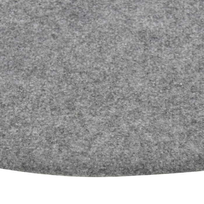 Gazon artificiel avec picots Dia.130 cm Gris Rond – Image 4