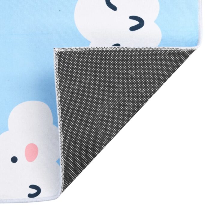 Tapis imprimé Multicolore 160x230 cm Tissu – Image 3