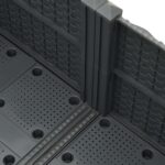 Lit surélevé 80x80x38 cm Polypropylène – Image 2