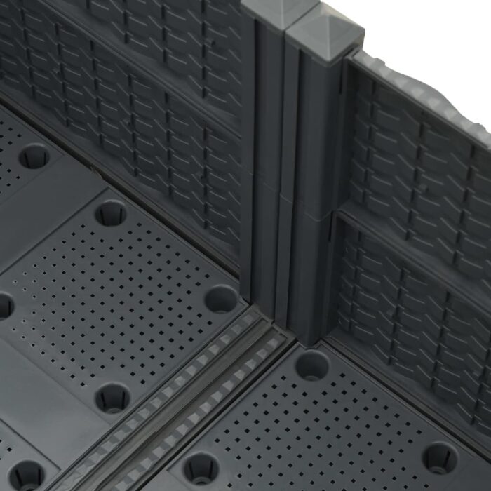 Lit surélevé 80x80x38 cm Polypropylène – Image 2