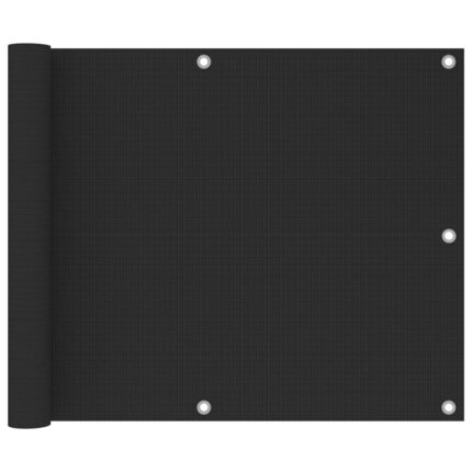 Écran de balcon Anthracite 75x300 cm PEHD
