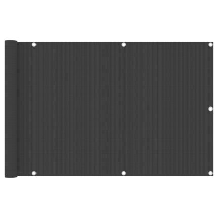 Écran de balcon Anthracite 90x300 cm PEHD