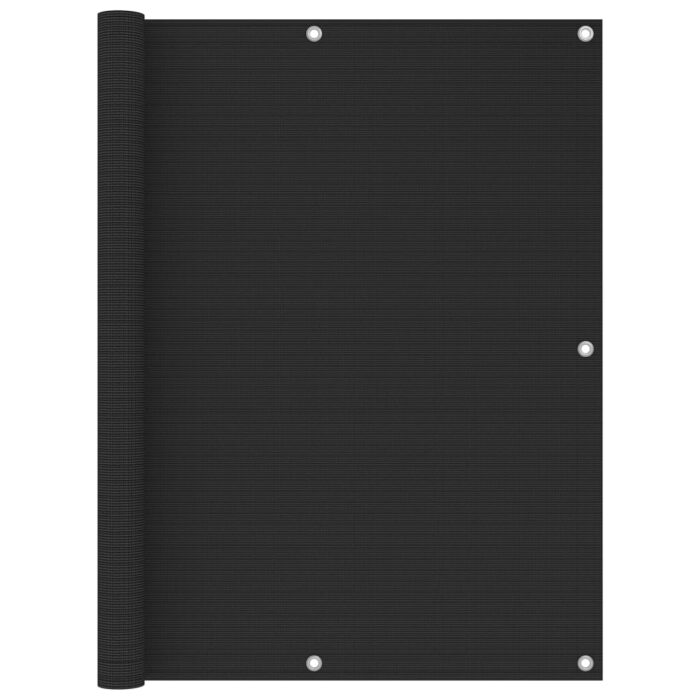 Écran de balcon Anthracite 120x300 cm PEHD – Image 1