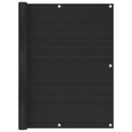 Écran de balcon Anthracite 120x400 cm PEHD