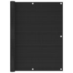 Écran de balcon PEHD 120x500 cm Anthracite