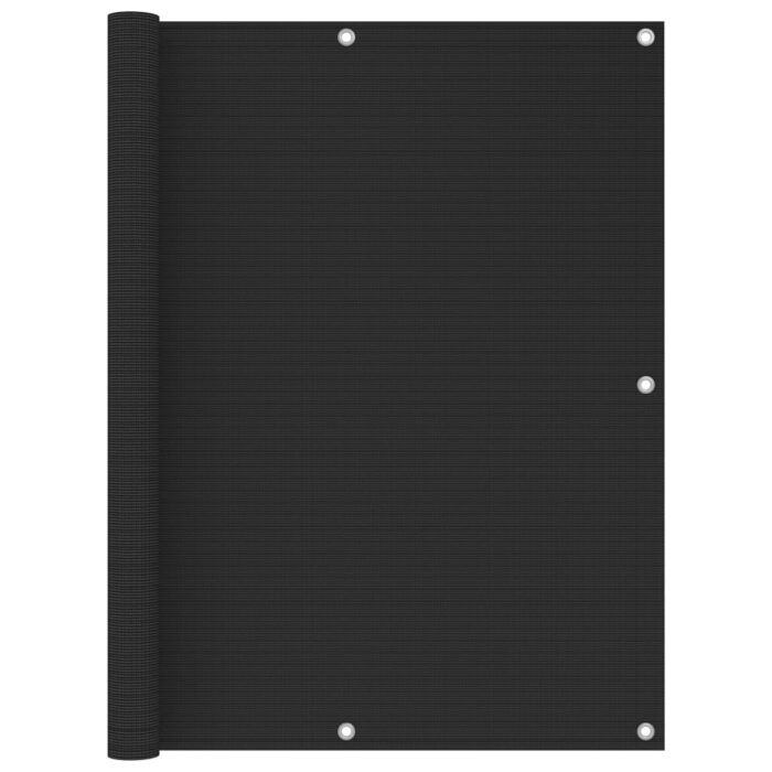 Écran de balcon PEHD 120x500 cm Anthracite – Image 1