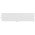 Écran de balcon Blanc 75x300 cm PEHD – Image 4