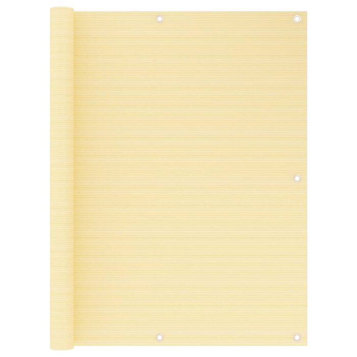 Écran de balcon Beige 120x500 cm PEHD – Image 1