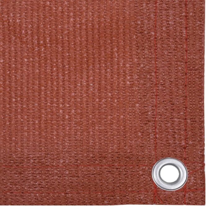 Écran de balcon Terre cuite 75x600 cm PEHD – Image 2