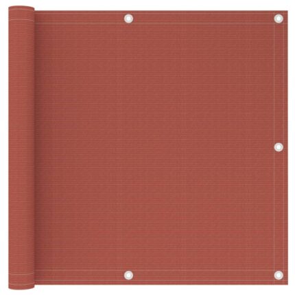 Écran de balcon Terre cuite 90x300 cm PEHD