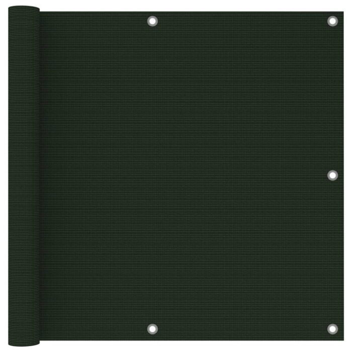 VXL8720286095362_a_en_hd_1.jpg Écran de balcon Vert foncé 90x400 cm PEHD – Image 1