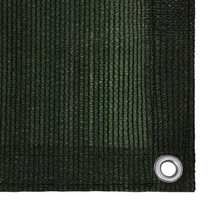 Écran de balcon Vert foncé 90x400 cm PEHD – Image 2